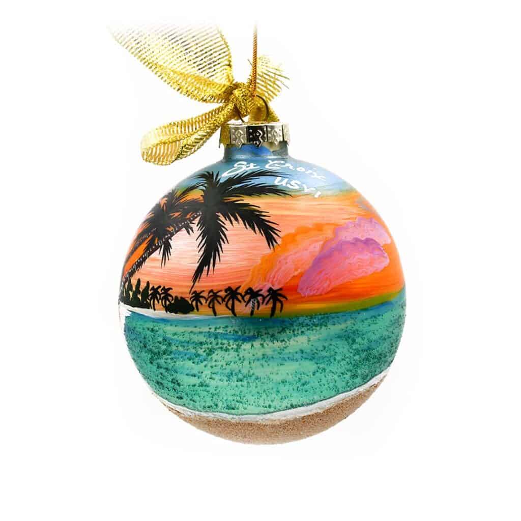 St. Croix Sunset Beach Ornament