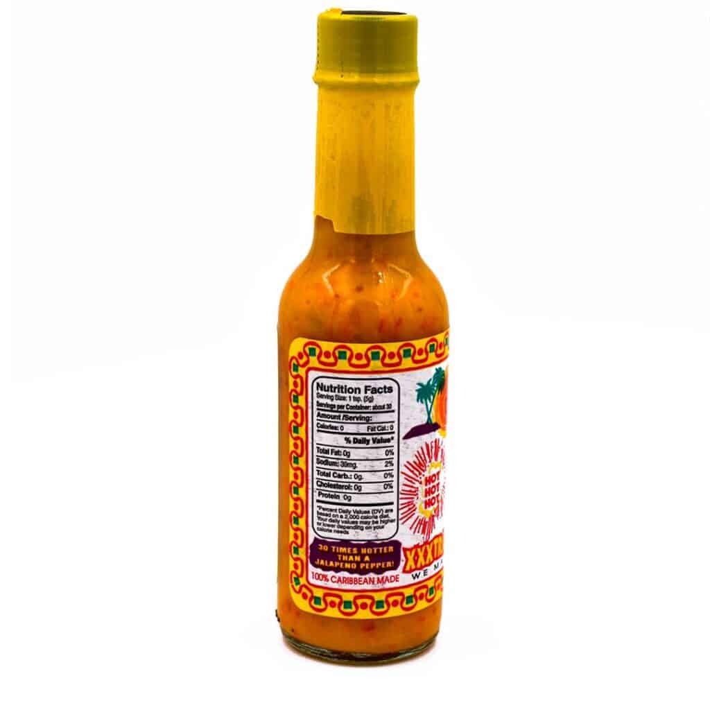 Caribbean XXXtra Scotch Bonnet Hot Sauce (Yellow)